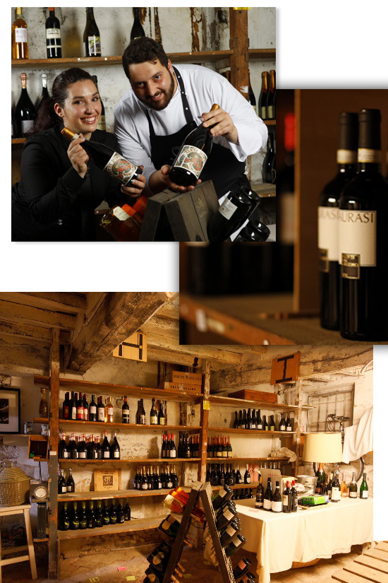 La cantina del Ristorante Bosco